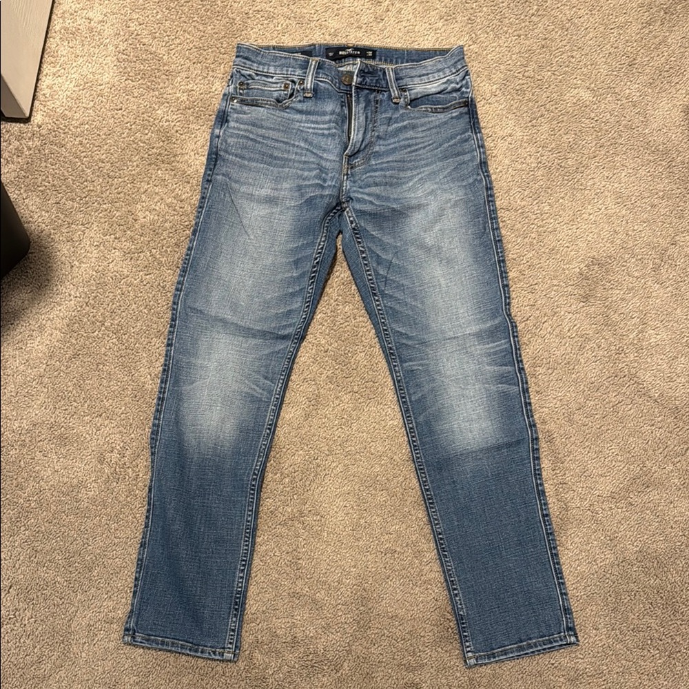 Hollister Men's Light Blue Slim Jeans